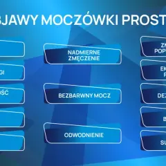 Objawy moczówki prostej: zaparcie, utrata wagi, duża objętość moczu, biegunka, mdłości, nadmierne zmęczenie, bezbarwny mocz, odwodnienie, zmniejszony popęd seksualny, ekstremalne pragnienie, dezorientacja, bóle mięśni, sucha skóra.