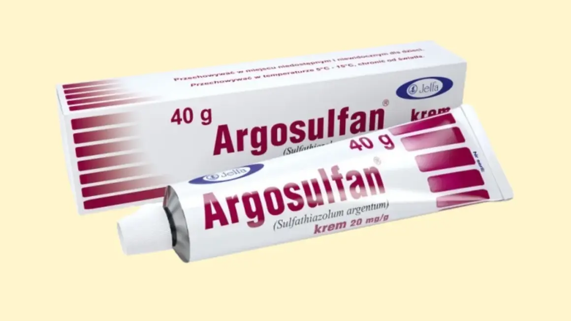 Argosulfan krem na co? Na oparzenia, rany i odleżyny. Tubka i opakowanie leku.