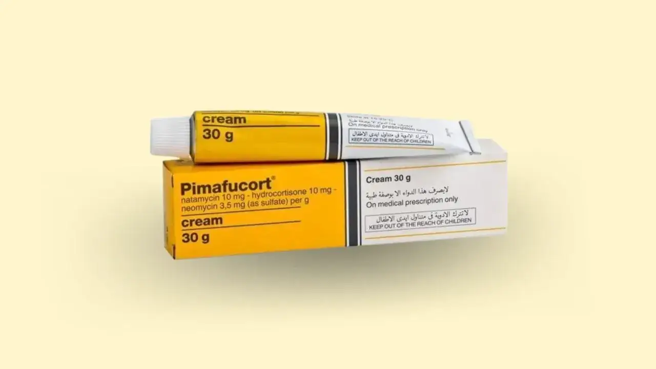 Pimafucort krem 30g, lek na receptę z natamycyną i hydrokortyzonem.