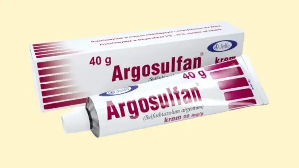 Argosulfan krem na co? Na oparzenia, rany i odleżyny. Tubka i opakowanie leku.